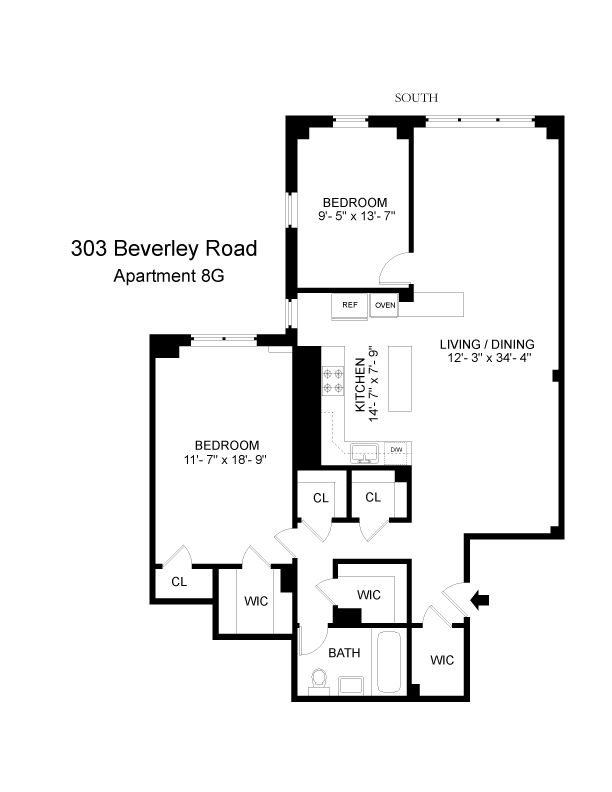Floorplan of 303 Beverley Rd
