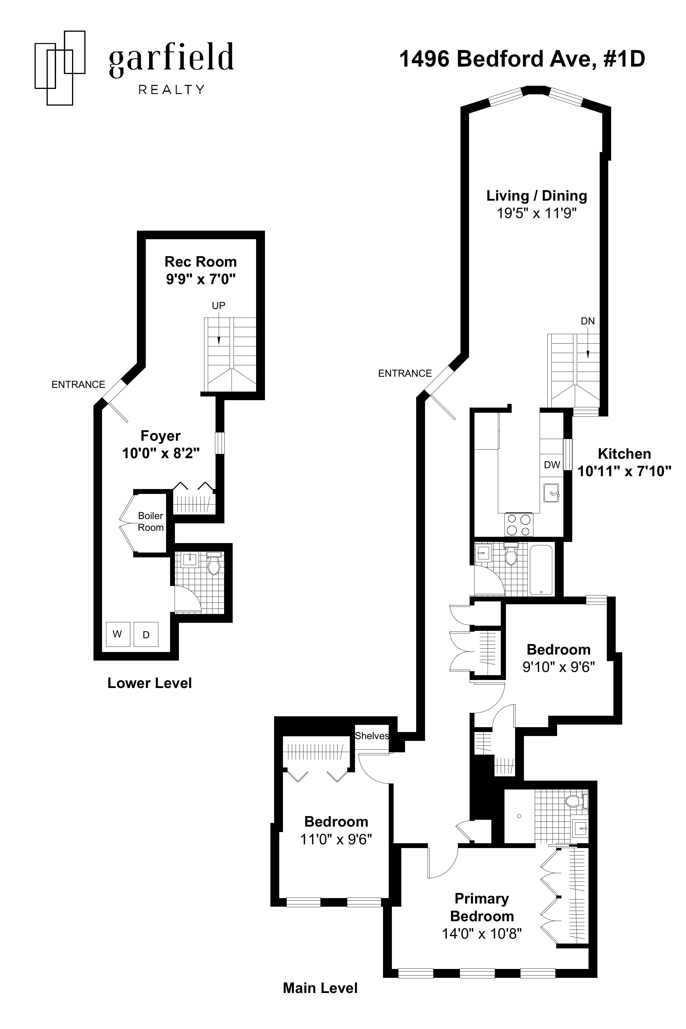 Floorplan of 1496 Bedford Ave