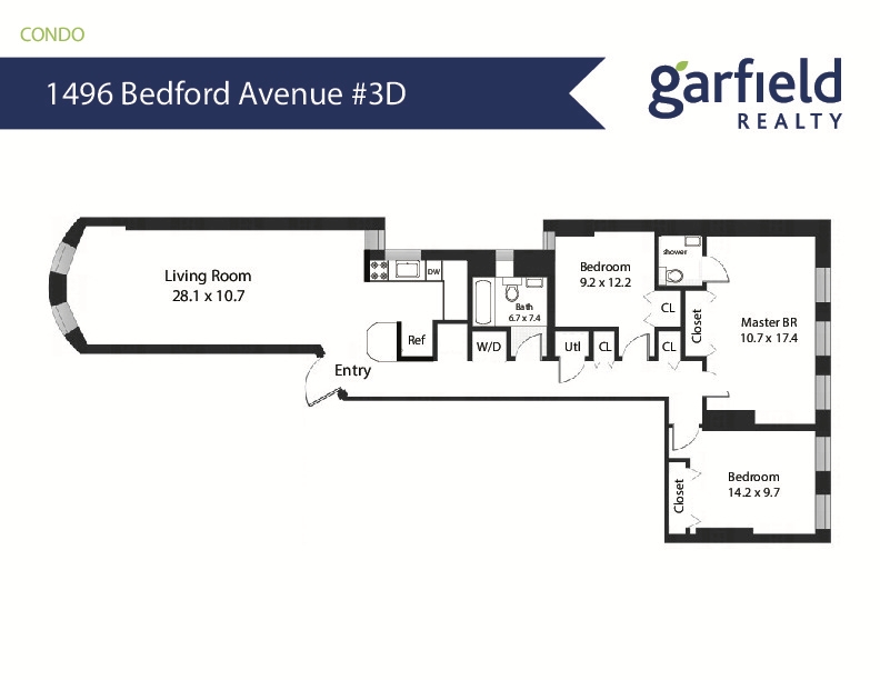 Floorplan of 1496 Bedford Ave