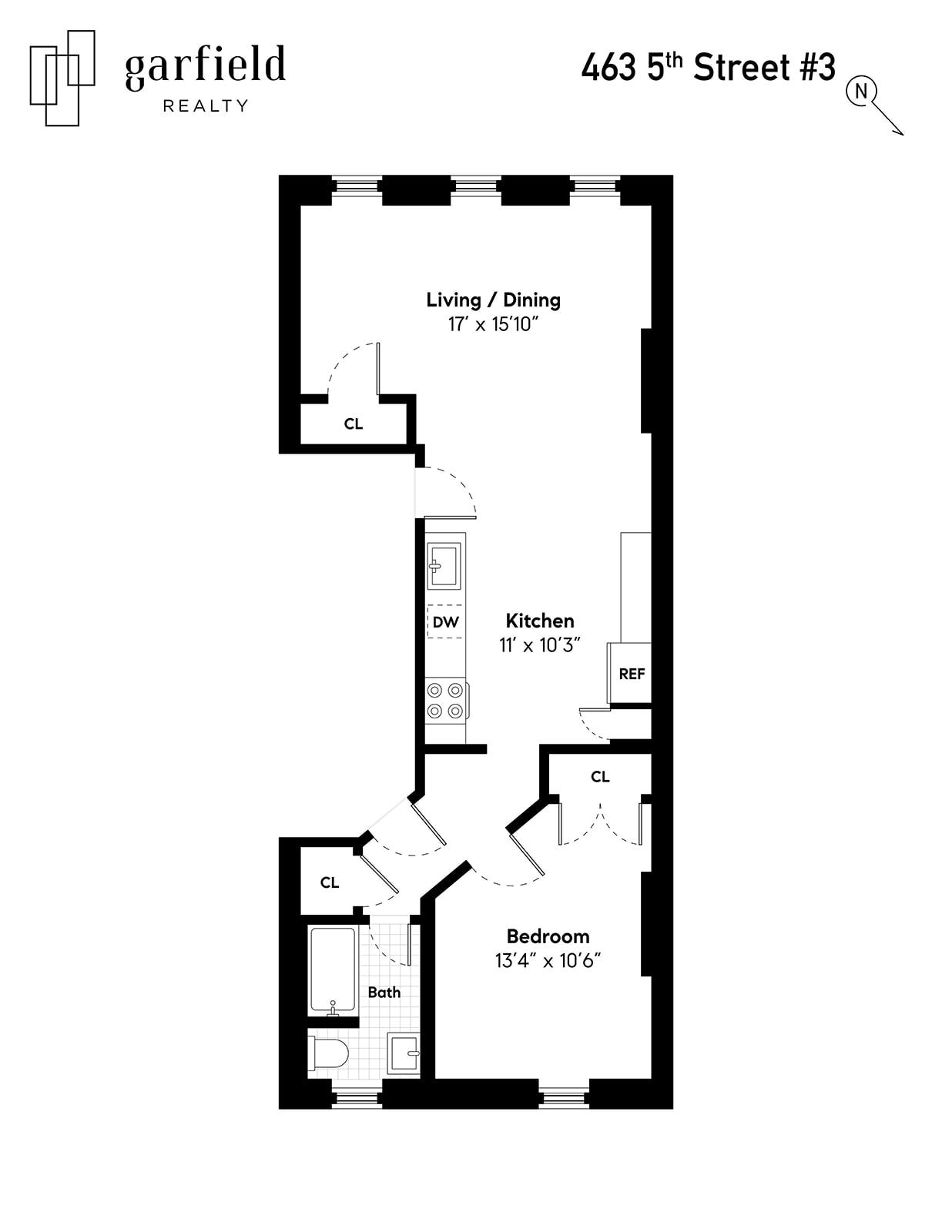 Floorplan of 463 5th St