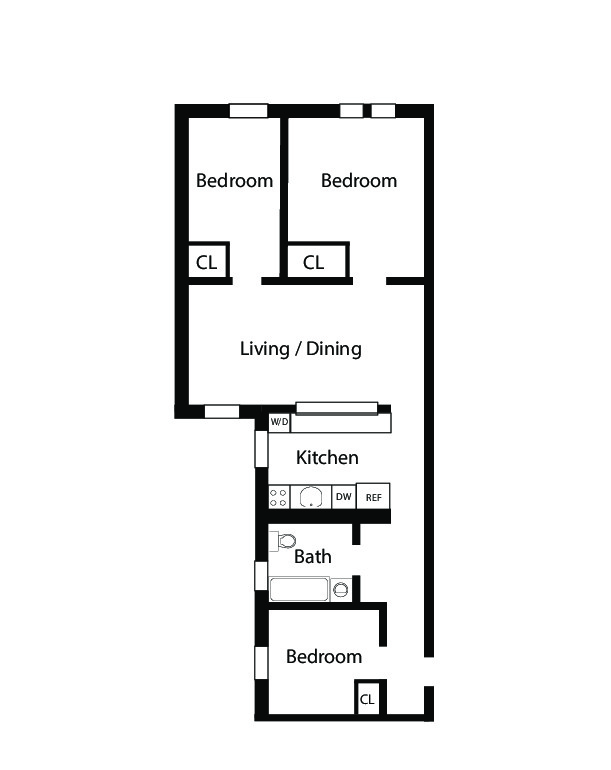 Floorplan of 411 15th St