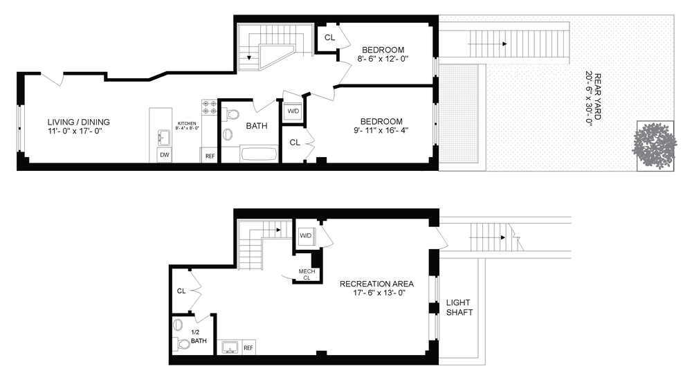 Floorplan of 359 7th St