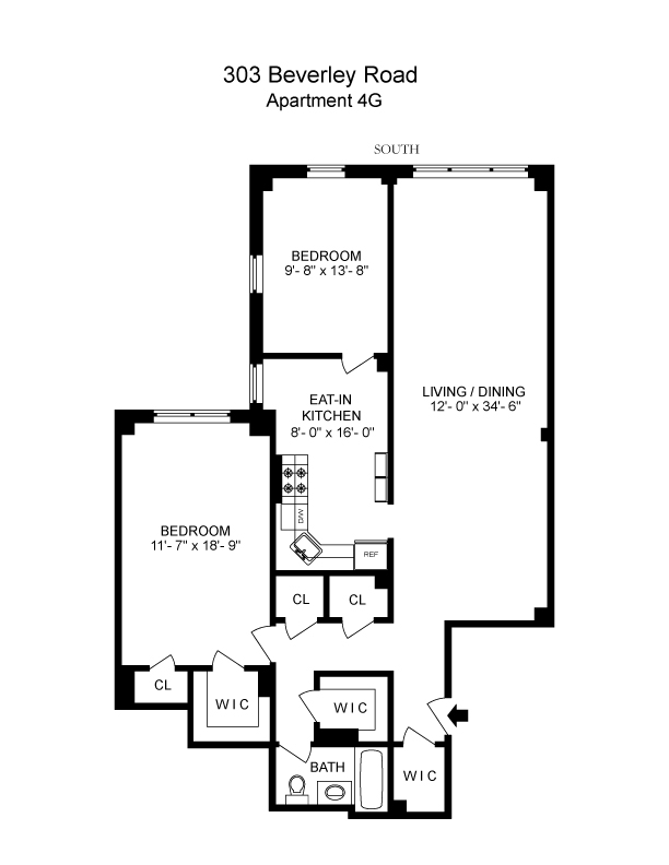 Floorplan of 303 Beverley Rd