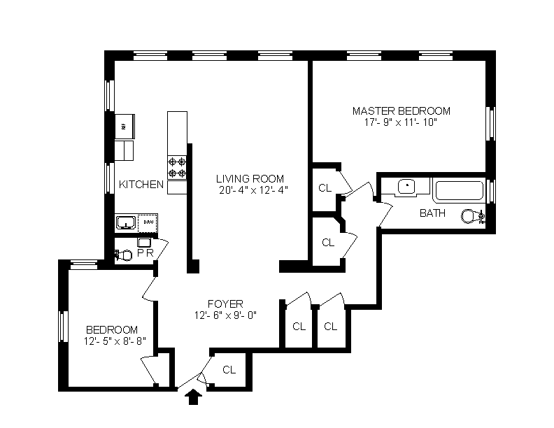 Floorplan of 20 Plaza St E