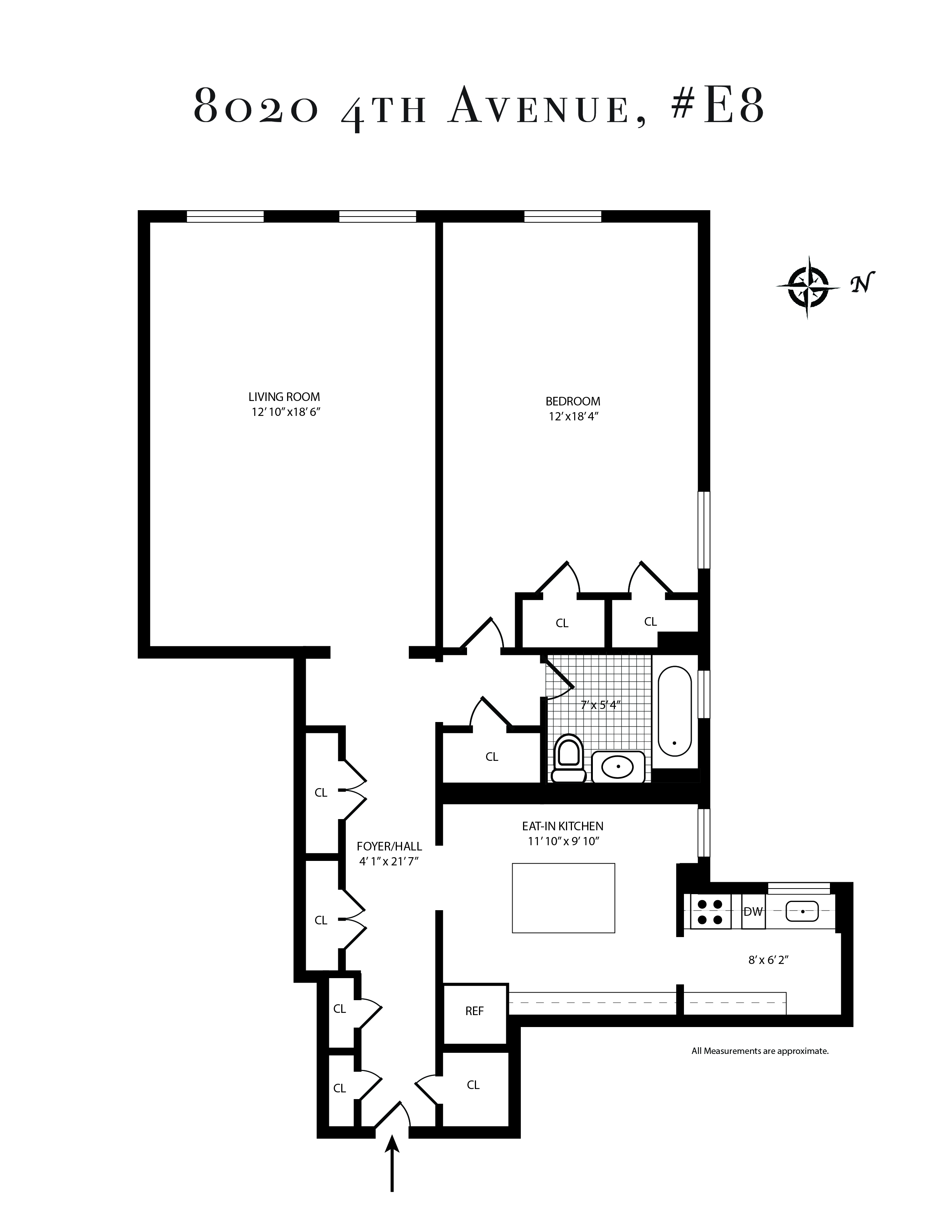 Floorplan of 8020 4th Ave