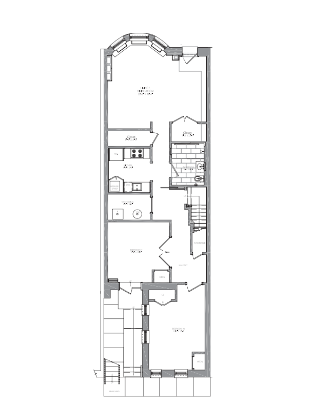 Floorplan of 564 1st St