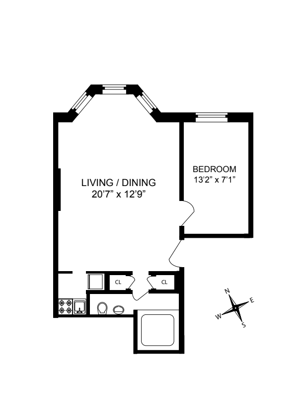Floorplan of 306 Garfield Pl