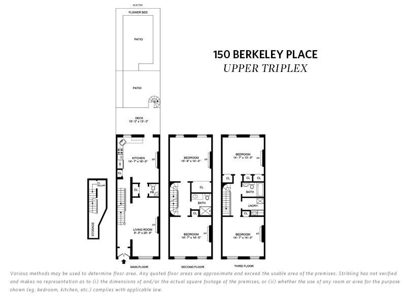 Floorplan of 150 Berkeley Pl