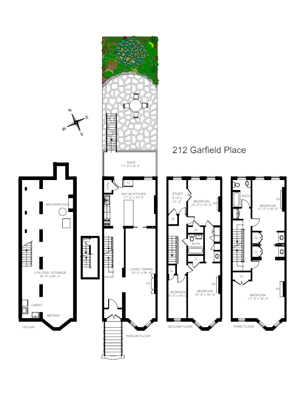 Floorplan of 212 Garfield Pl