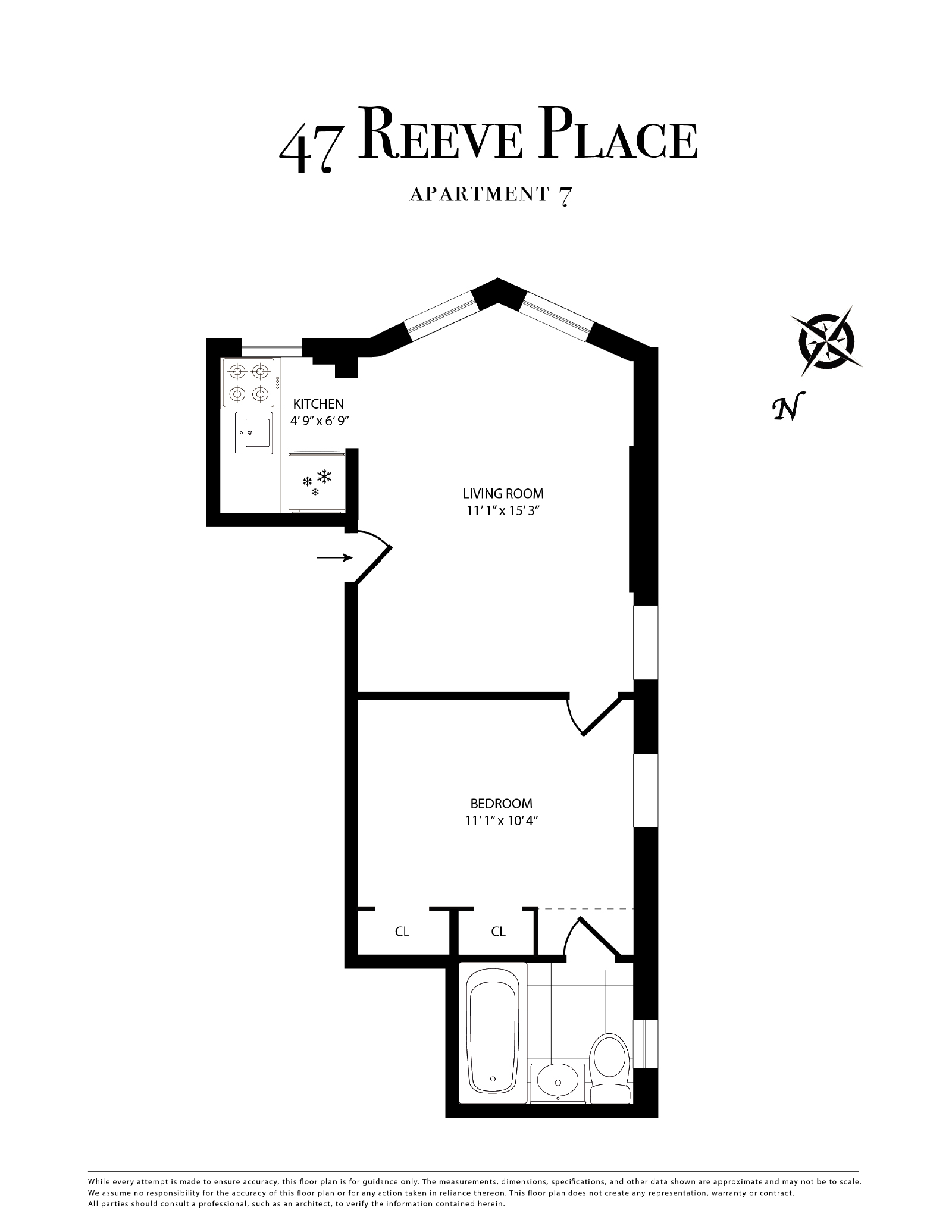 Floorplan of 47 Reeve Pl