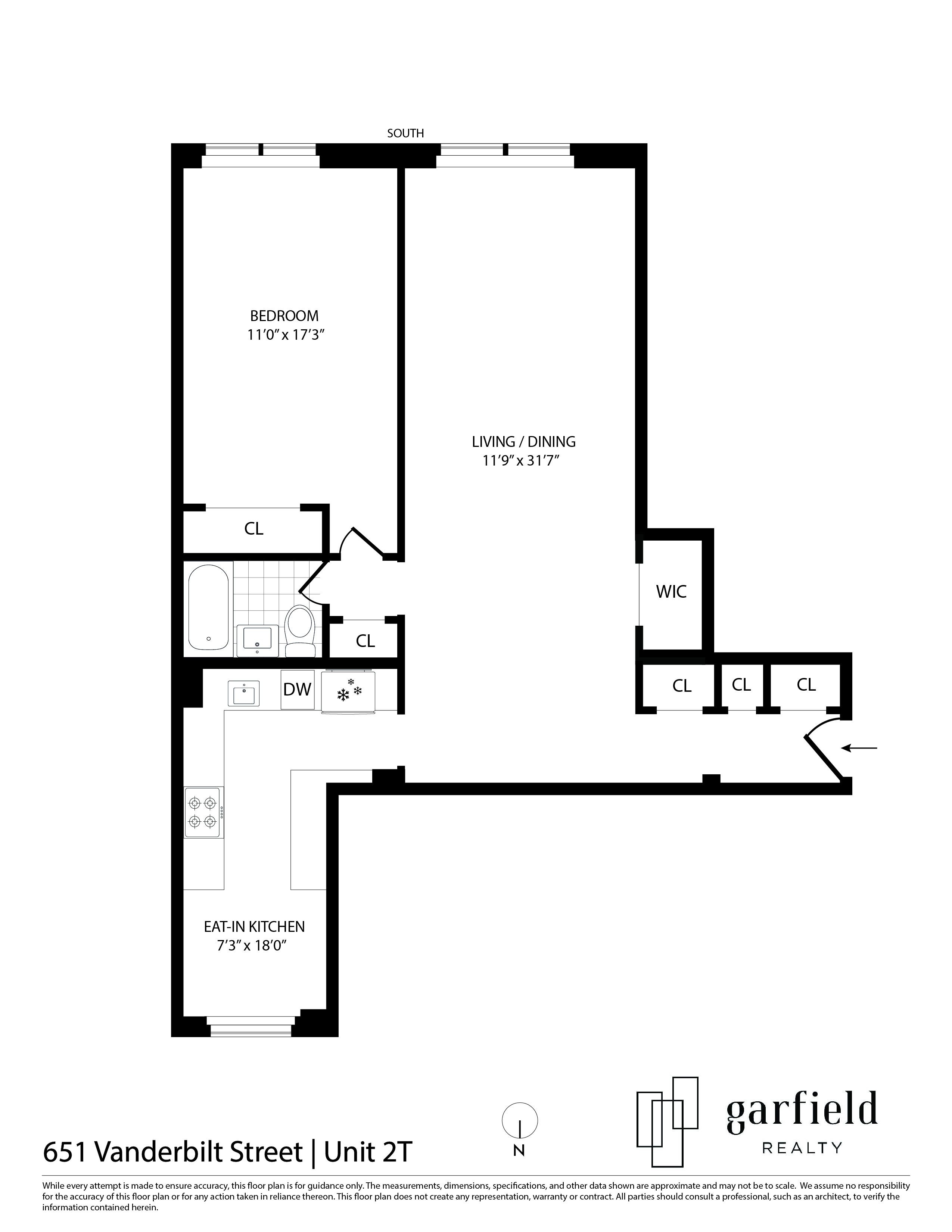 Floorplan of 651 Vanderbilt St