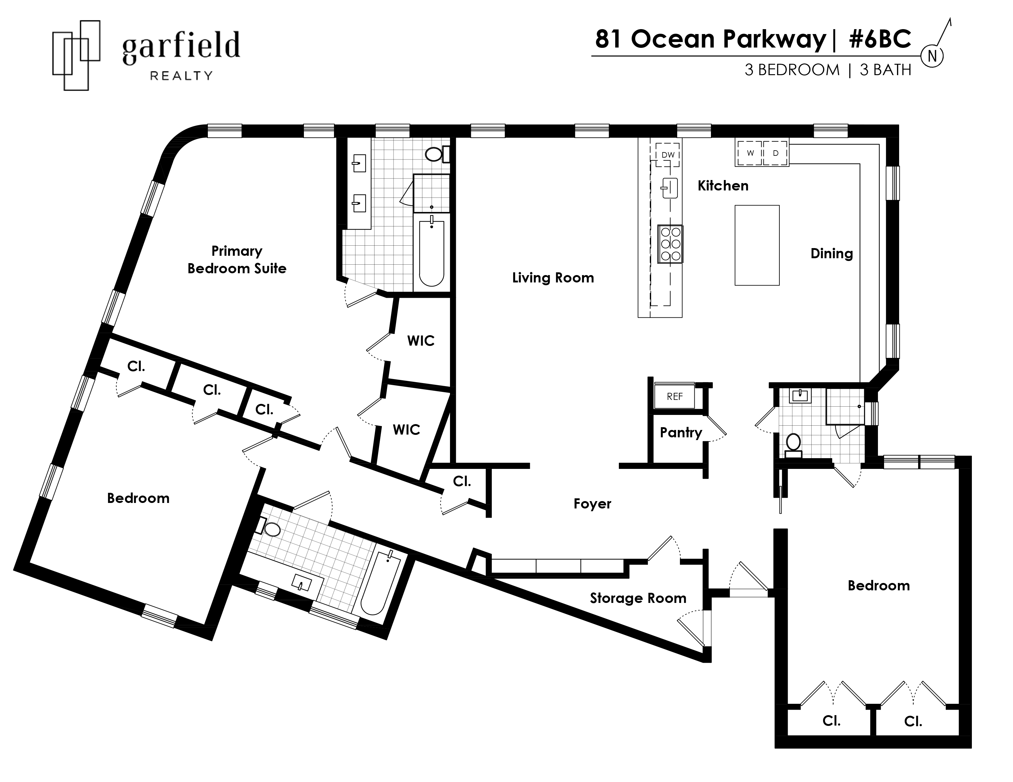 Floorplan of 81 Ocean Pkwy