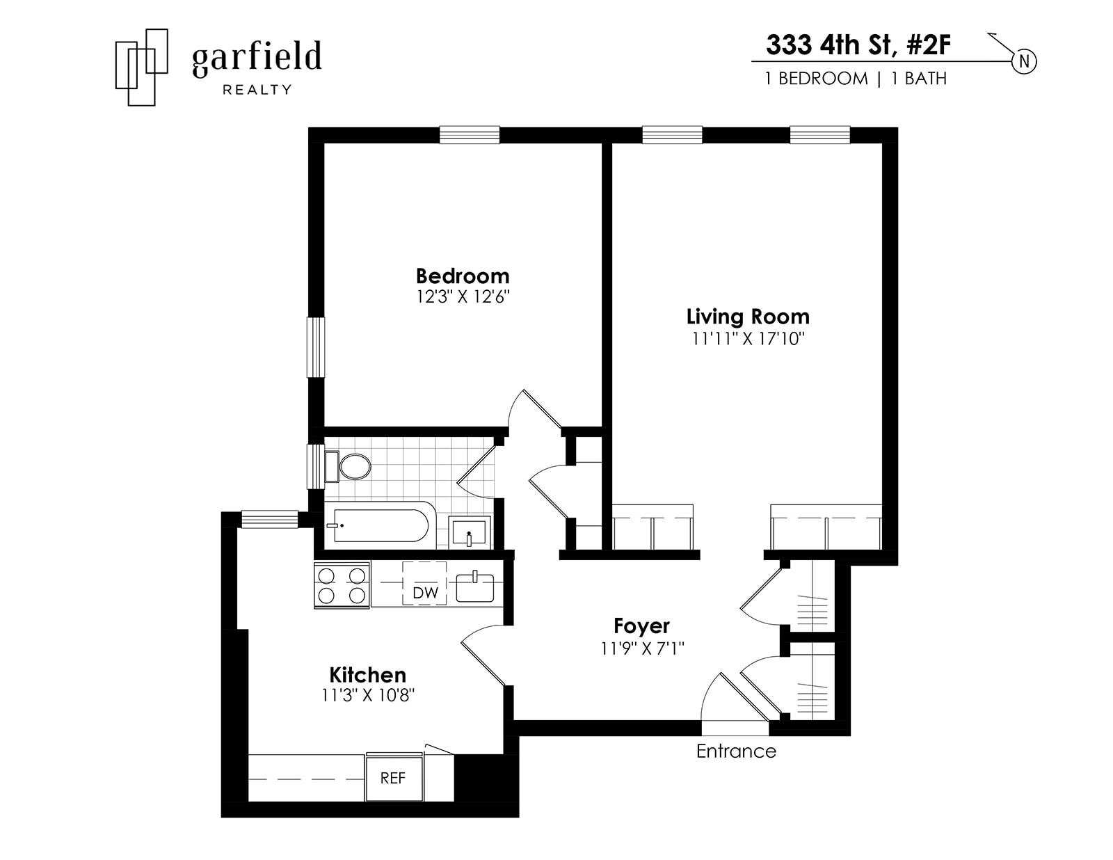 Floorplan of 333 4th St