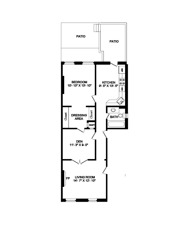Floorplan of 479 11th St