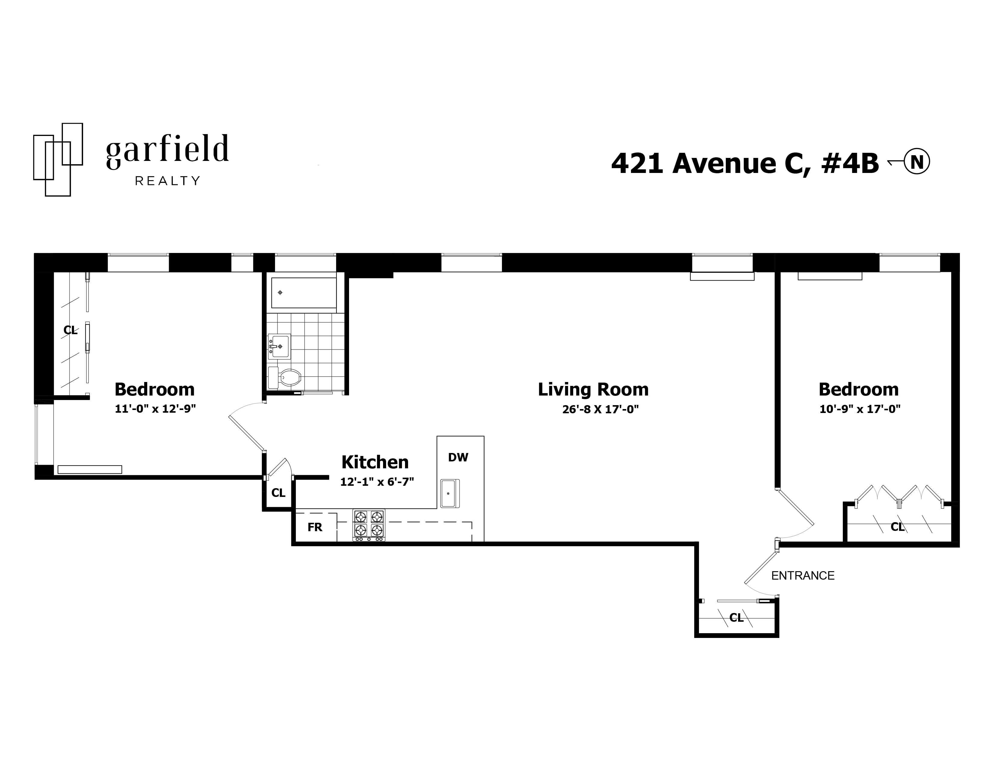 Floorplan of 403 Ave C