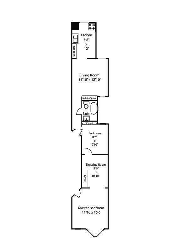 Floorplan of 483 12th St