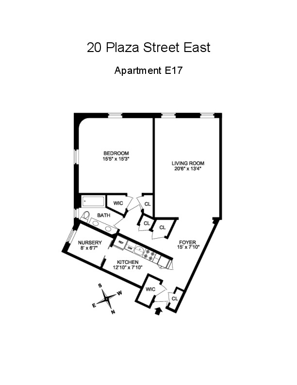Floorplan of 20 Plaza St E