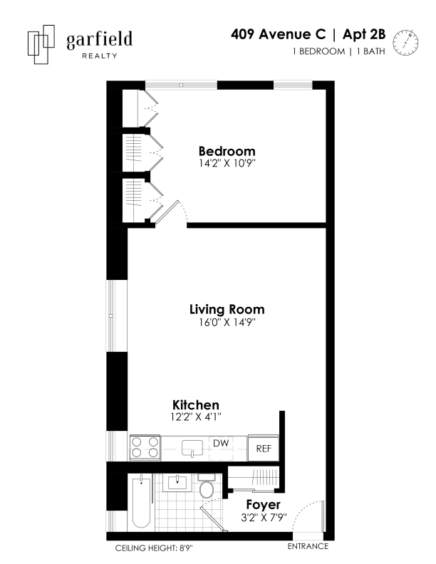 Floorplan of 409 Ave C