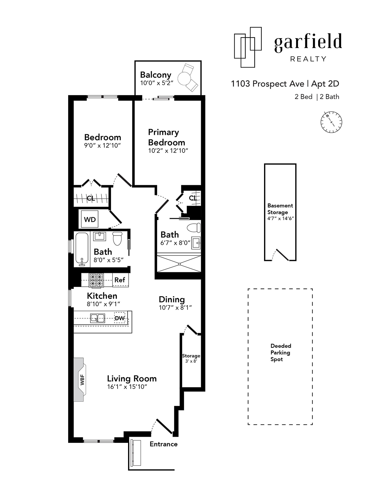 Floorplan of 1103 Prospect Ave