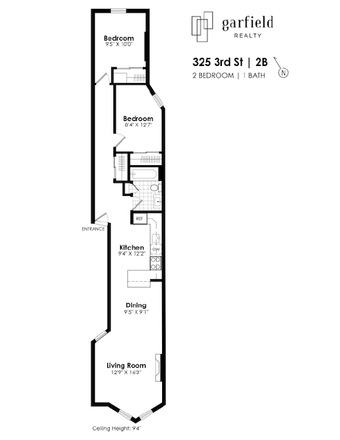 Floorplan of 325 3rd St