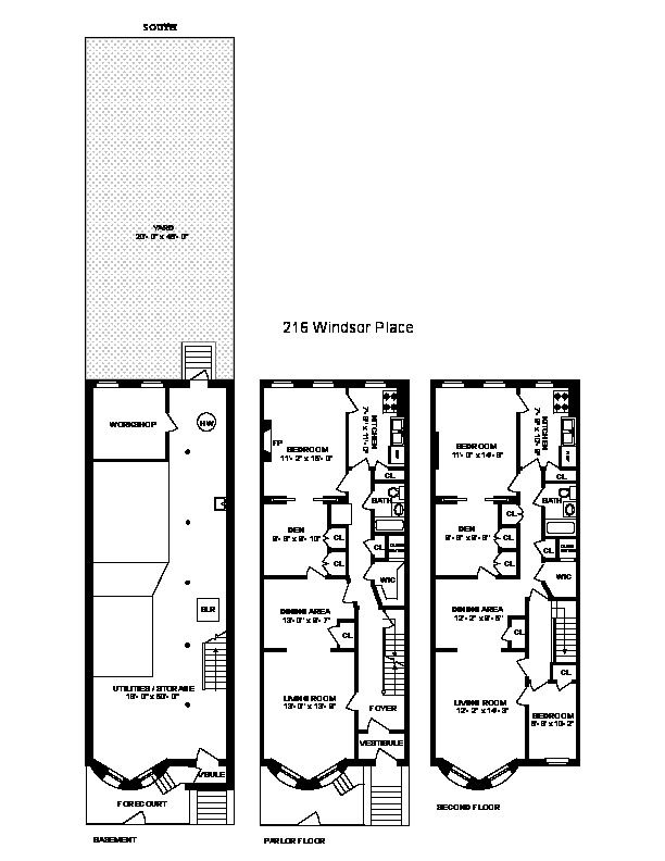 Floorplan of 216 Windsor Pl