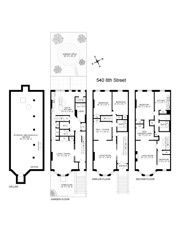 Floorplan of 540 8th St