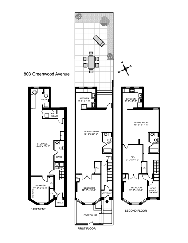 Floorplan of 803 Greenwood Ave