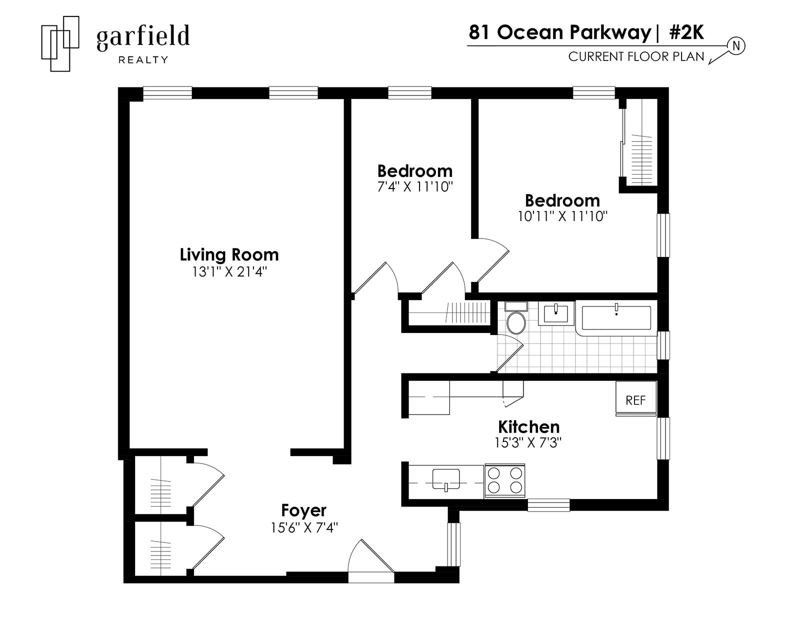 Floorplan of 81 Ocean Pkwy