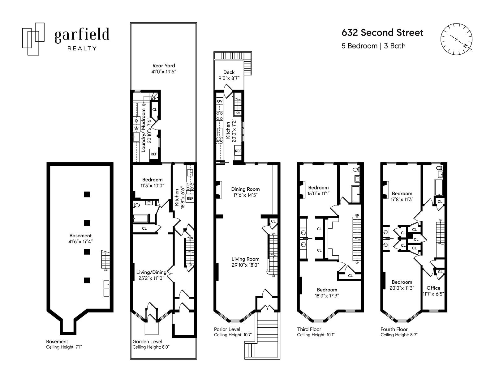Floorplan of 632 2nd St