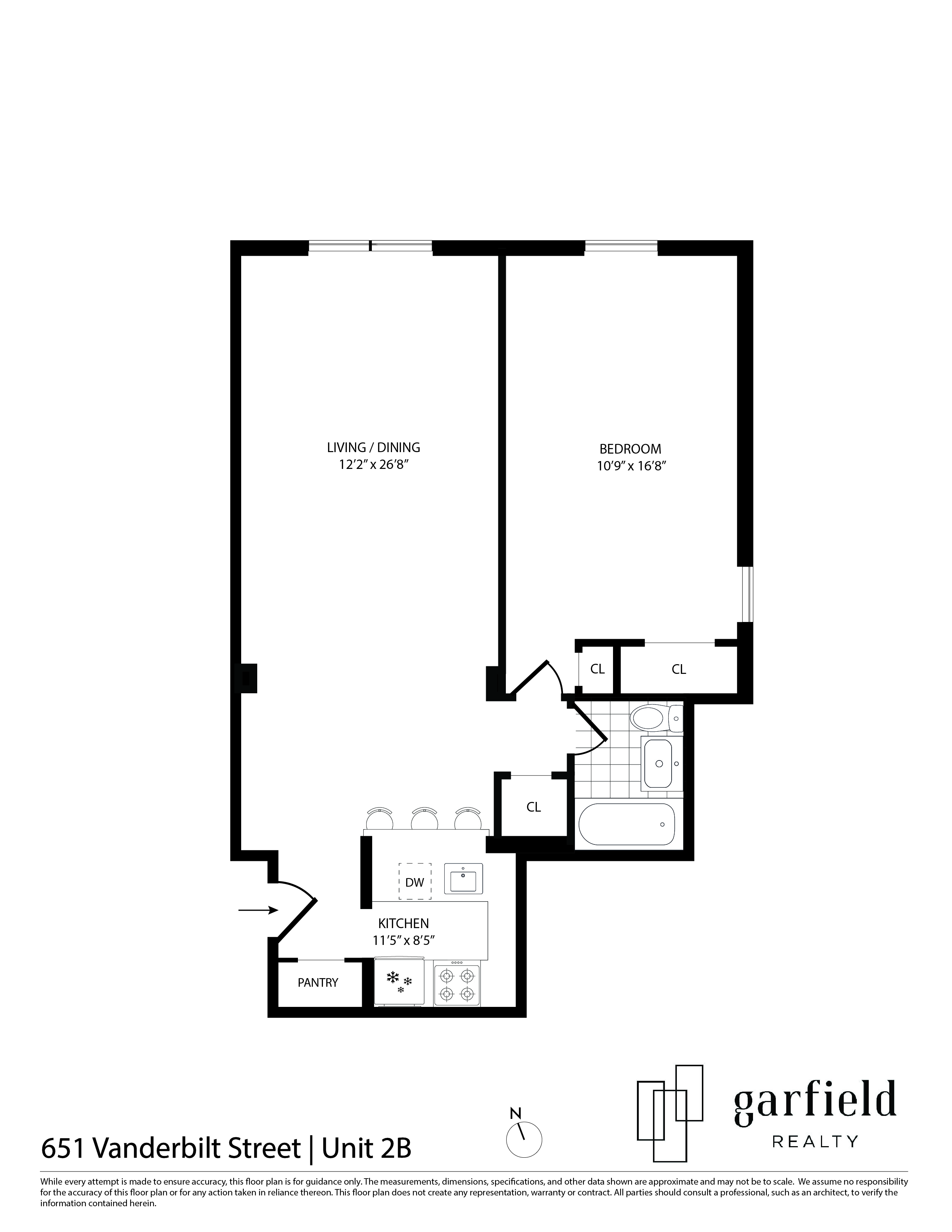 Floorplan of 651 Vanderbilt St