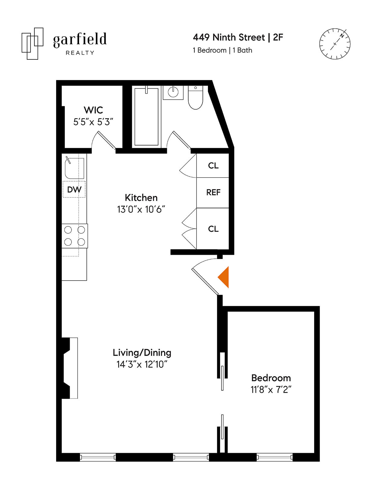 Floorplan of 449 9th St